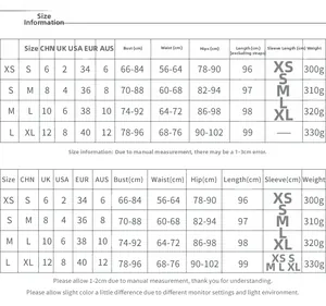 Tableau des tailles détaillé pour robe midi dos nu avec mesures poitrine, taille et hanches