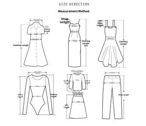 Guide des tailles détaillé avec mesures pour robes à fleurs et vêtements ajustés