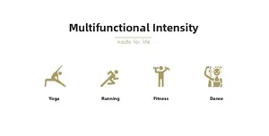 Multi-functional sports bra suitable for yoga, running, fitness training, and dance