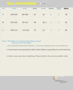Size chart for halter yoga sports bra showing measurements for S, M, and L sizes