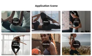 Seamless yoga set usage scenarios including gym training, running, and indoor workout sessions