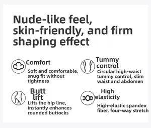 Detail of seamless yoga bodysuit with high elastic spandex and tummy control zones
