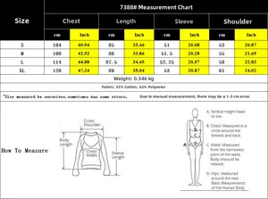 Detailed size chart for autumn zipper collar dress showing cm and inch measurements
