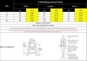 Size chart for women's off-shoulder top with detailed measurements in cm and inches