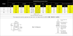 Detailed size guide table for lace puff sleeve bodysuit with measurement instructions