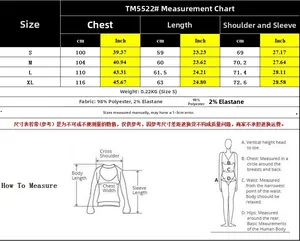 Detailed size chart for patchwork knit top showing S to XL measurements in cm and inch