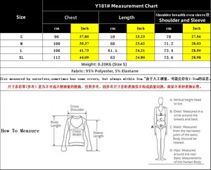 Size chart for women's off-shoulder long sleeve top with detailed fabric and measurements