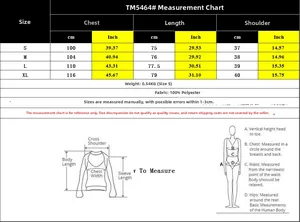 Tableau détaillé des tailles pour gilet femme avec dimensions et infos sur le tissu