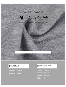 Close-up of gray hoodie fabric with diamond quilted texture and breathable knit details