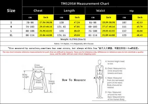 Tableau des tailles détaillé pour combinaison imprimée avec specs tissu et mesures