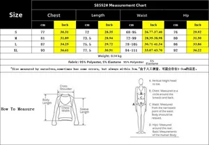 Size chart for lace V-neck bodysuit showing chest, length, waist, and hip measurements