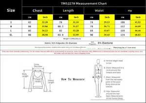 Detailed size chart for textured striped sleeveless jumpsuit showing S to XL measurements