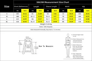 Size chart for V-neck backless jumpsuit showing CM and Inch measurements for S to XL