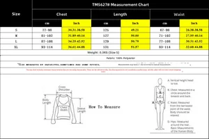 Detailed size chart for ethnic striped knit dress showing S to XL measurements and fit
