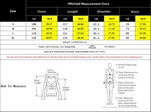 Tableau des tailles pour robe midi à manches volantées avec mesures en CM et IN