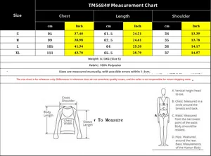 Detailed size chart for the white V-neck hollow short sleeve shirt with measurements