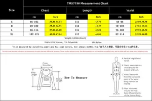 Detailed size chart for printed summer dress with measurements in cm and inches