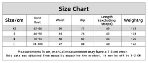 Size chart for black lace mini dress including bust waist and hip measurements in cm