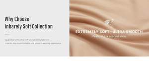 Macro shot of ultra-soft and stretchy seamless fabric in a warm skin-tone finish