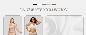 Close-up of seamless wireless bra with wide shoulder straps in various neutral skin tones
