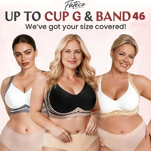 Wireless full coverage lace bras for plus size women available up to 46G cup sizes
