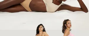Ensemble soutien-gorge sans coutures et culotte extensible avec bordure festonnée