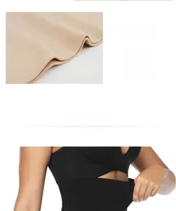 Détails de la culotte gainante taille haute sans couture avec ceinture élastique