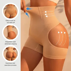 Mutandine Modellanti da Donna a Vita Alta Butt Lifter Senza Cuciture Controllo Addominale Pantaloni Modellanti Nudo Sexy Intimo