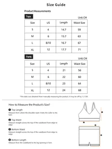 Guida dettagliata alle taglie con misure per il set fascia leopardata e slip donna