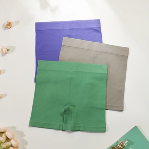 Lot de 3 shorts de yoga sans couture à taille haute en violet, gris et vert