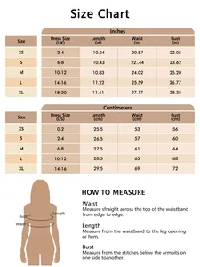 Detailed size chart for seamless sports bra in inches and centimeters with measuring guide