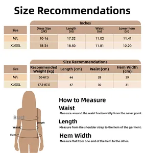 Detailed size chart for slimming tank top showing UK sizes, metric and imperial measurements