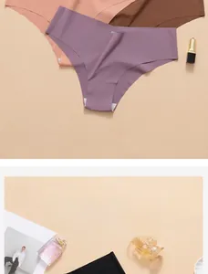 Nahtloses Eisseiden-Unterwäscheset in verschiedenen Farben mit glatten Laserschnittkanten