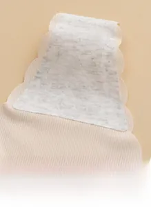 Detail view of seamless ice silk underwear featuring scalloped edges and cotton crotch