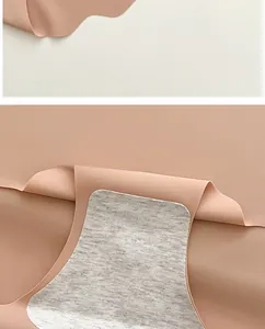 Close-up of seamless ice silk underwear showing breathable fabric and cotton crotch lining