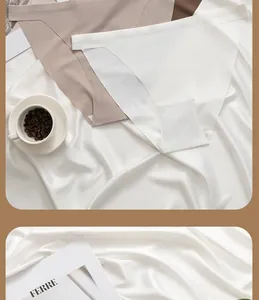 Detail of seamless ice silk thongs in white, nude, and coffee colors for women