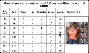 Tableau des tailles détaillé pour débardeur côtelé sans manches femme de S à 5XL