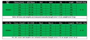 Size chart for women plus size slim fit dress with bust waist and hip measurements