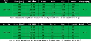 Detailed size chart for plus size V-neck dress from 1XL to 5XL with cm and inch measurements