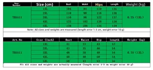 Size chart for leaf print sleeveless plus size dress with CM and Inch measurements