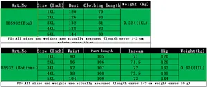 Detailed size guide for plus size 1XL-5XL casual two-piece striped set measurement chart