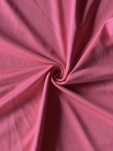 Rose pink plus size sexy bodycon dress fabric texture with elastic knit details