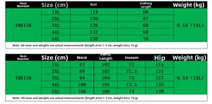 Detailed size chart for women casual two-piece set including bust, length and waist info