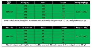 Size chart for plus size casual blazer showing measurements from 1XL to 5XL for perfect fit