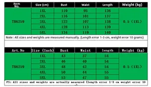 Size chart for women's plus size printed maxi dress showing CM and Inch measurements