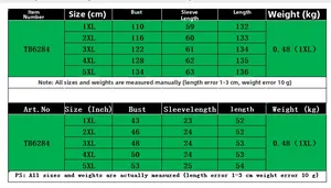 Size chart for women's plus size maxi dress including bust and length in cm and inches