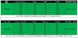 Tableau des tailles pour robe midi en denim sans manches à col en V, tailles 1XL à 5XL
