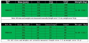Detailed size chart for women long sleeve plaid hooded coat in CM and Inch from 1XL to 5XL