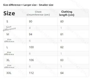 Size chart for slim fit short sleeve T-shirt with chest and length measurements