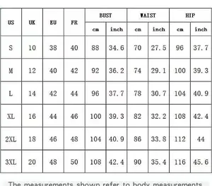 Tabla de tallas para camisas de satén con estándares US, UK, EU, FR de talla S a 3XL